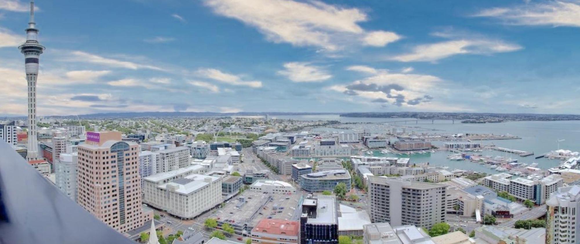 Top Floor Harbour View And Skytower View Apartment In Cbd Auckland Extérieur photo